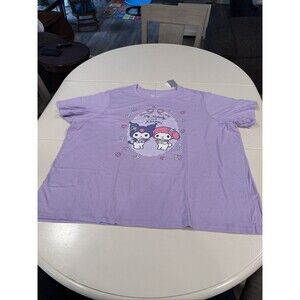 Sanrio Women's Plus My Melody & Kuromi Graphic T-Shirt Lilac Size 3X NWT